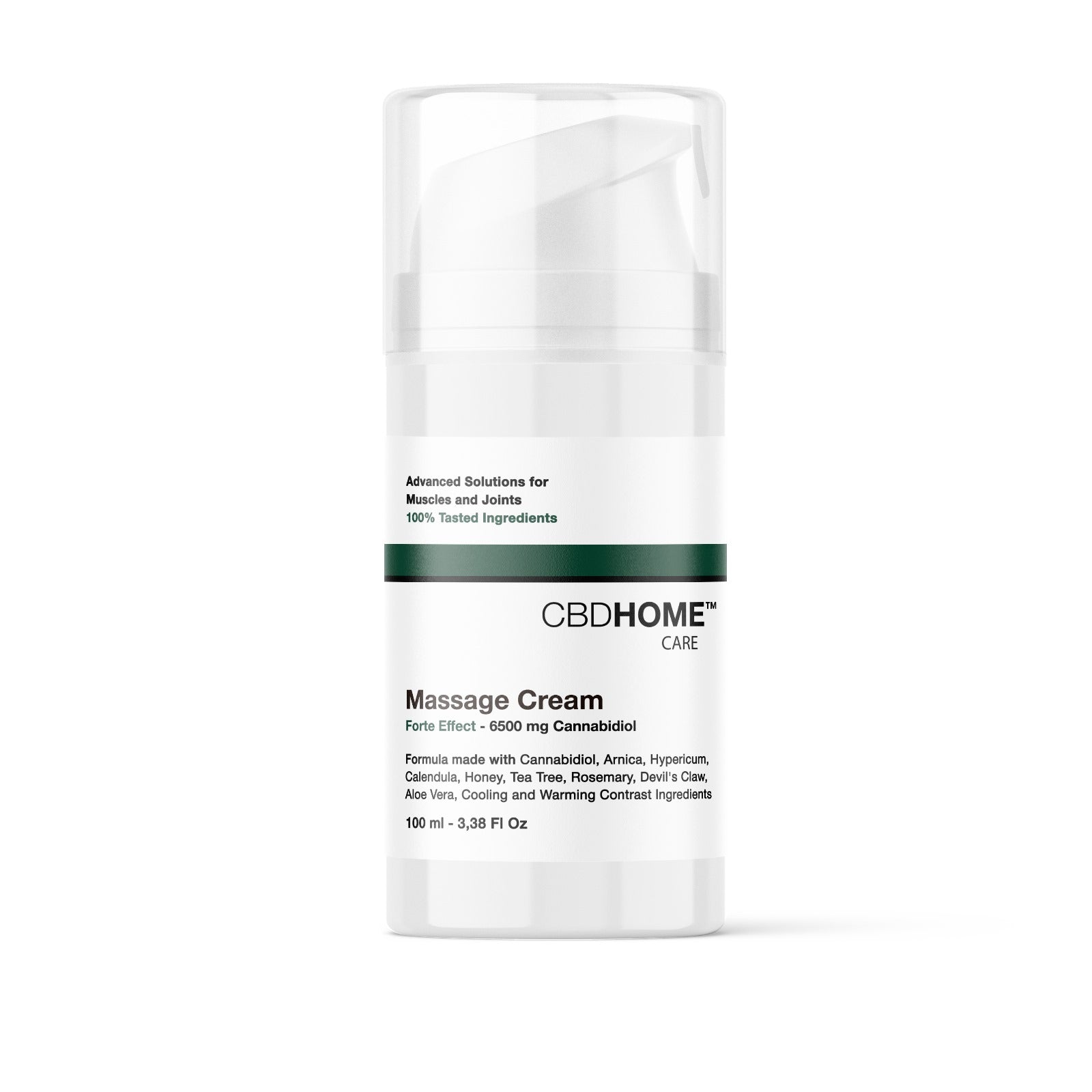 Crema de masaje Forte con CBD + CBG