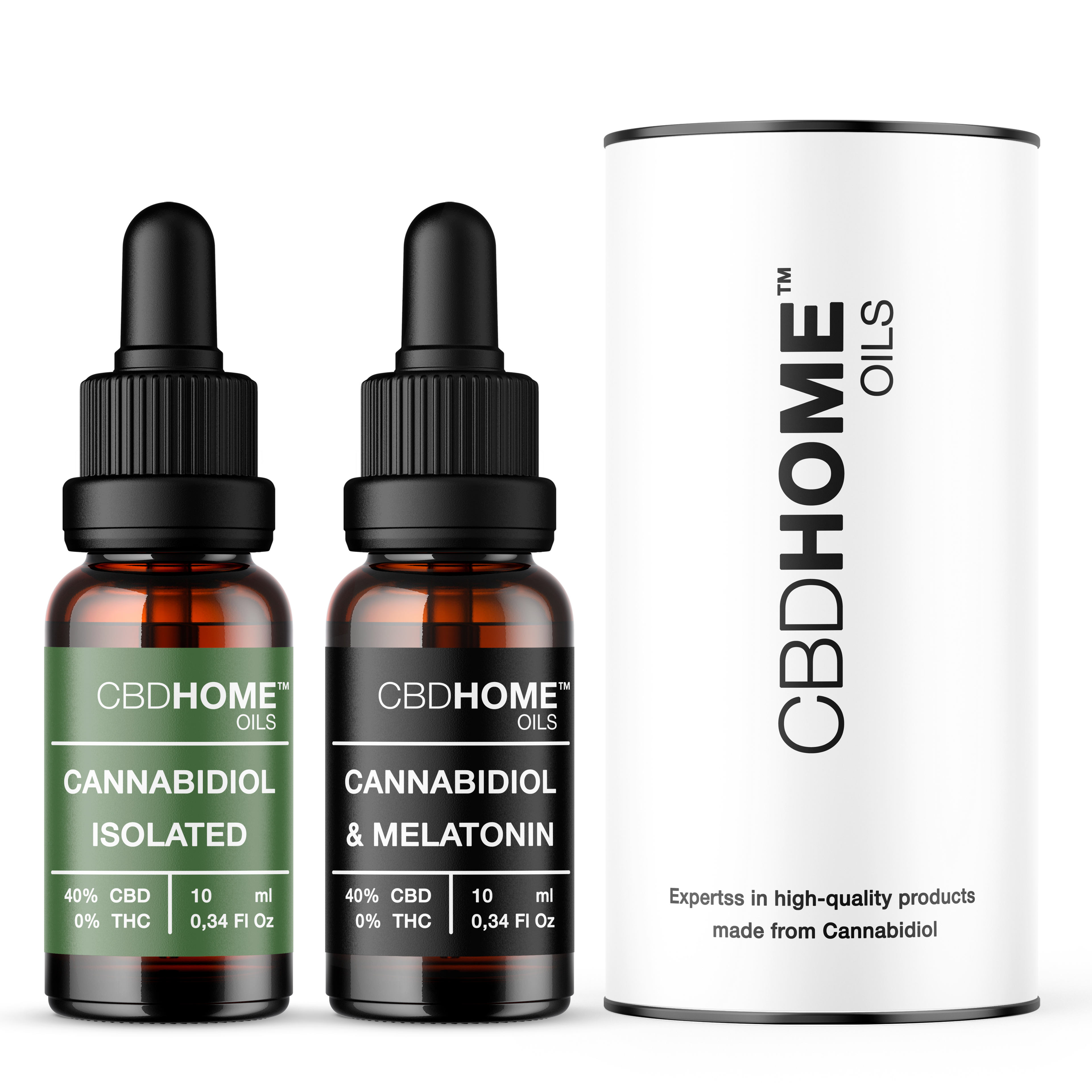 Pack Aceite CBD 40% Aislado + CBD 40% con Melatonina