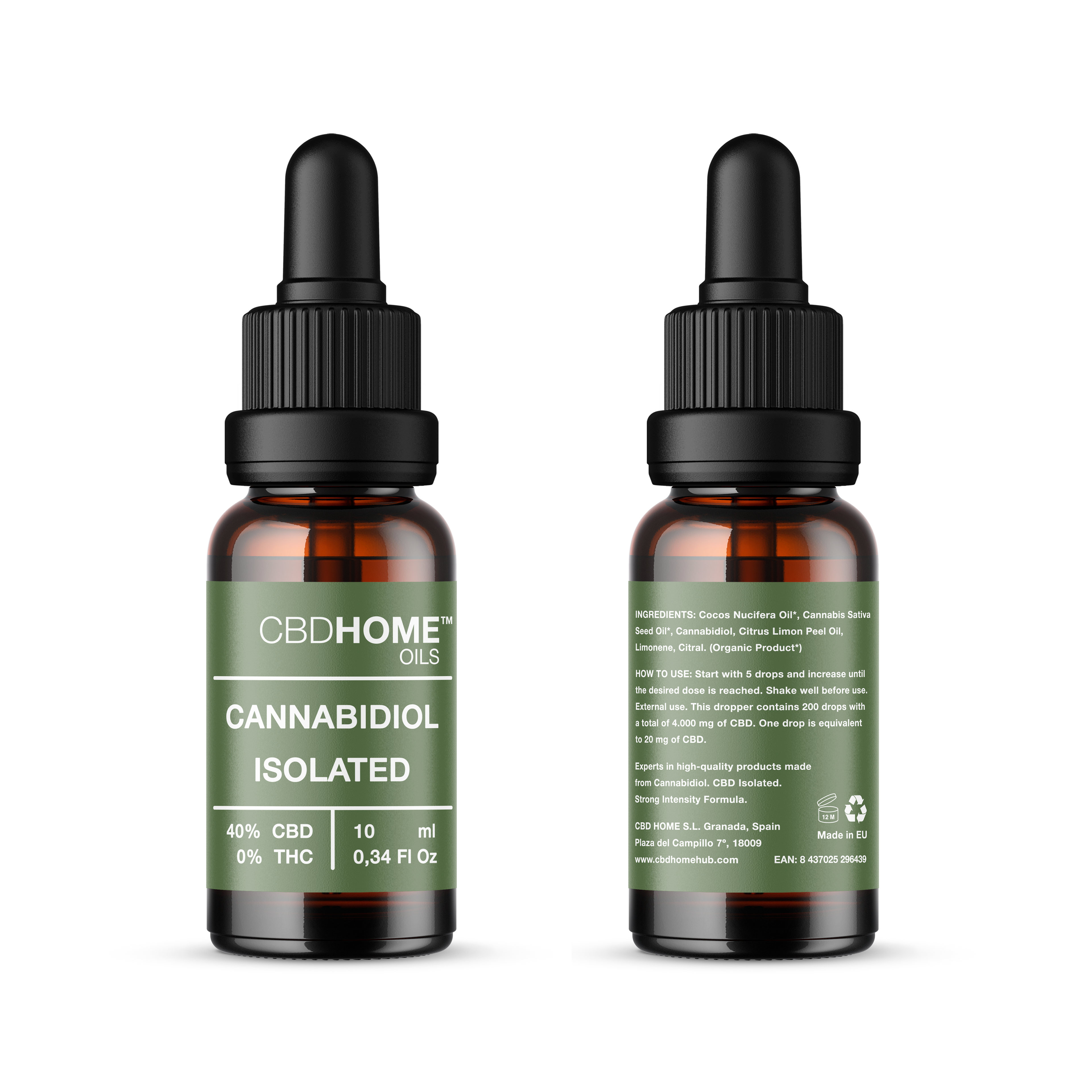 Pack Aceite CBD 40% Aislado + CBD 40% con Melatonina