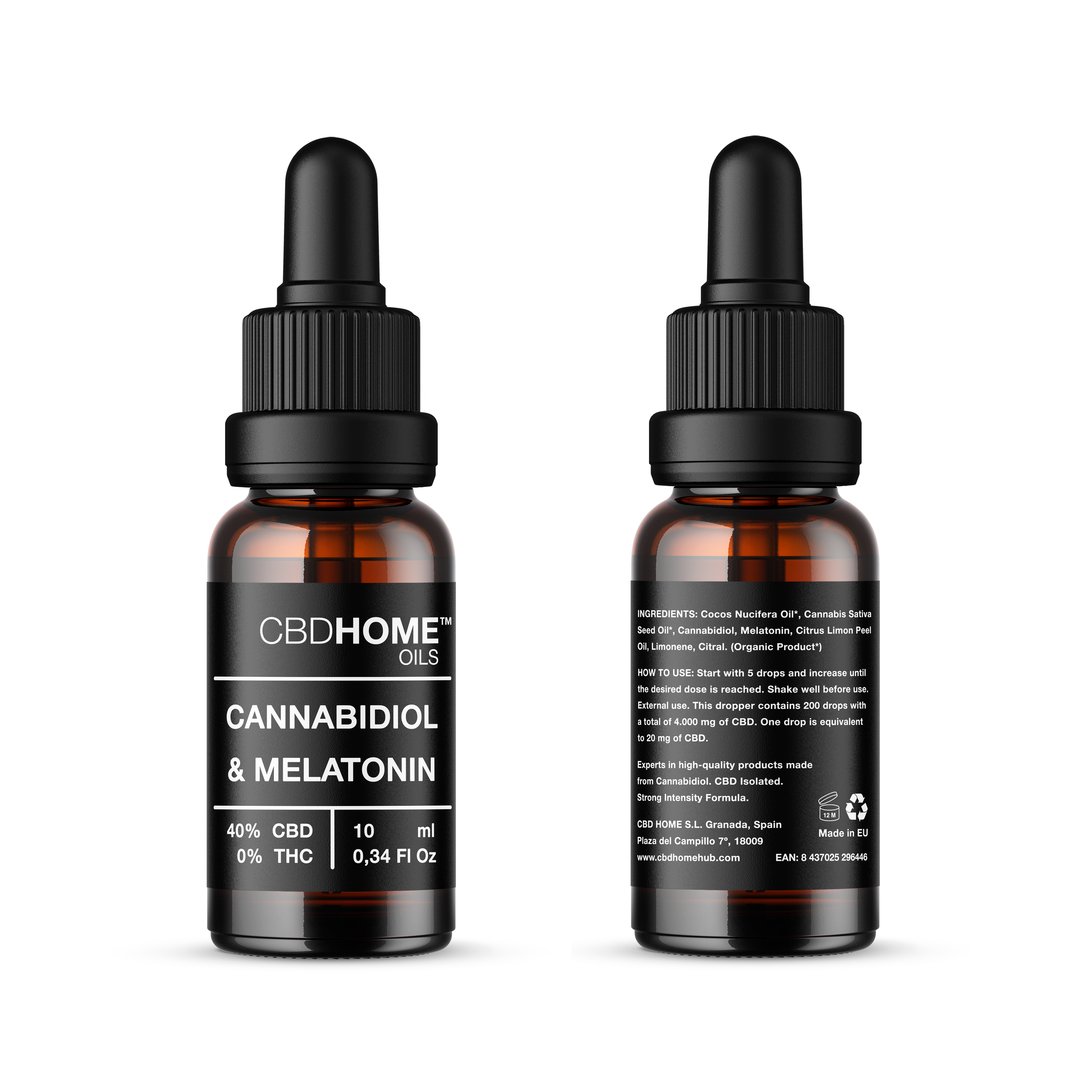 Pack Aceite CBD 40% Aislado + CBD 40% con Melatonina