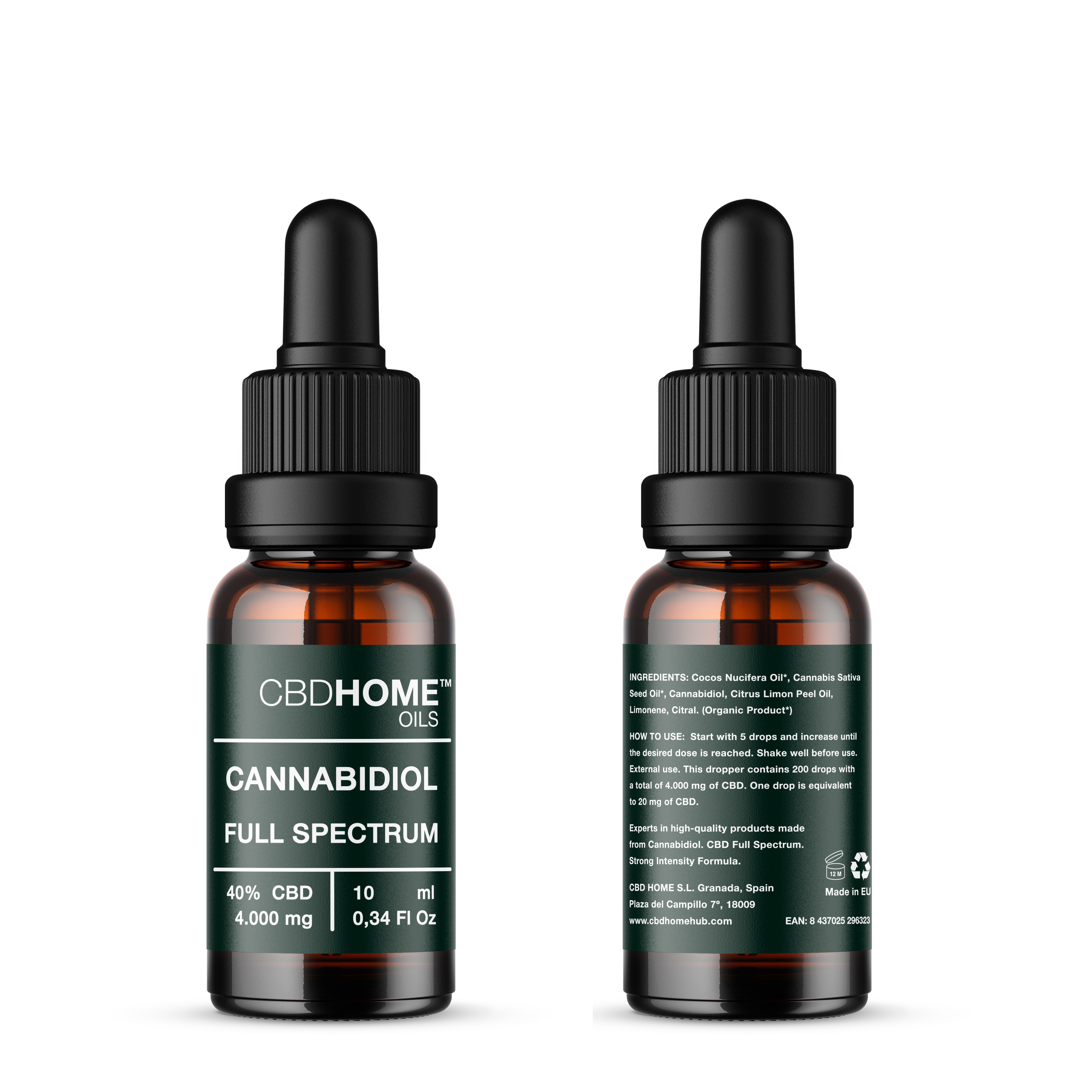 Pack Aceite CBD Full Spectrum 40% + CBD 30% CBN 10% con Melatonina