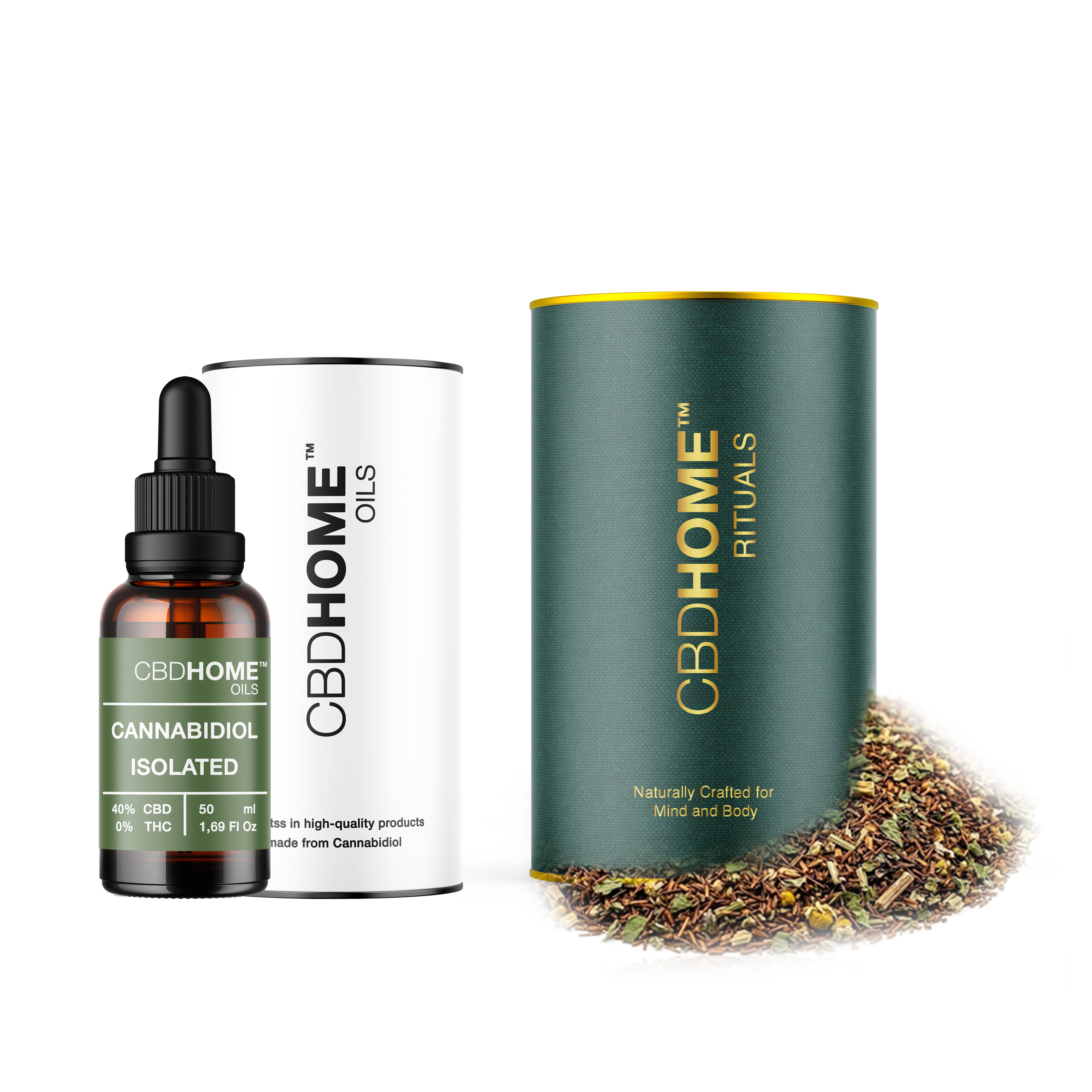 CBD Full Spectrum 40% Oil Pack + Forte Cream with CBD
